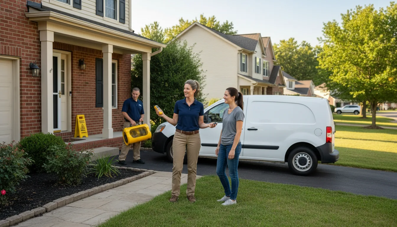 Residential water damage restoration in Chamblee, GA